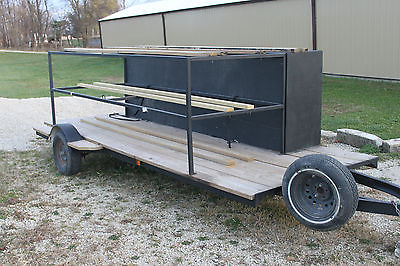 Custom 4 place layout boat trailer or kayak trailer