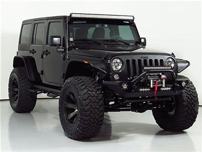 Jeep : Wrangler Sport 15 jeep wrangler unlimited custom lift 38 in tires custom leather bumpers winch