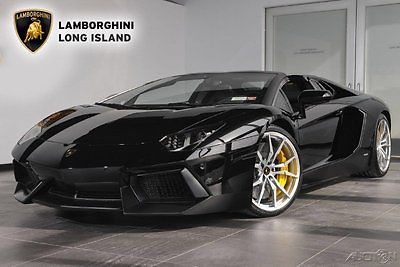 Lamborghini : Aventador LP 700-4 Roadster 2014 lamborghini aventador lp 700 4 nero alderbaran w nero ade awd 6.5 l v 12 48 v
