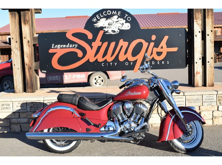2015 Indian Chief Classic Indian Red