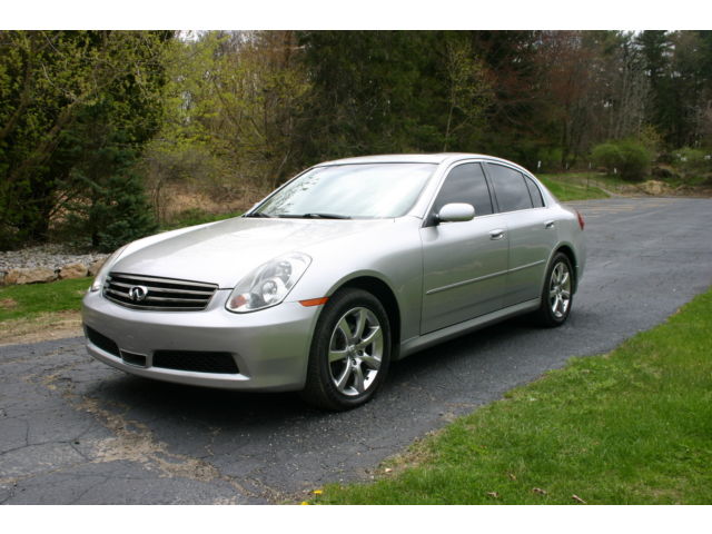 Infiniti : G 35x sedan ONE OWNER EXCELLENT CONDITION LEATHER SUNROOF AWD WARRANTY WHOLESALE
