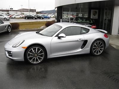 Porsche : Cayman Base 2014 porsche cayman 6 spd rhodium silver bose nav cpo sport chrono