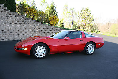 Chevrolet : Corvette Base Hatchback 2-Door 1992 chevy corvette collector owned 6 spd 55 k never out a night since 1996
