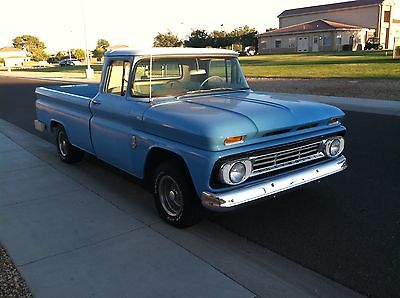 Chevrolet : C-10 As seen in pictures 1963 chevy c 10 pickup project truck original rebuilt strait 6 3 on the tree