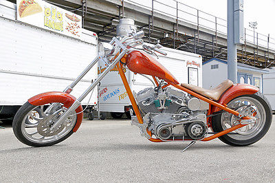Custom Built Motorcycles : Chopper 15 year project just now finished old school chopper a piece of moving art