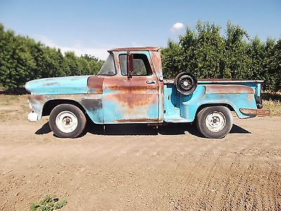 Chevrolet : C-10 Deluxe 1960 chevy apache c 10 bigwindow stepside shortbed pickup