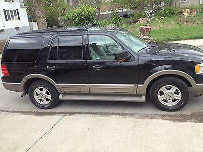 Ford : Expedition Eddie Bauer Sport Utility 4-Door 2003 ford expedition 4 x 4 3 rd row seat runs great leather interior nice