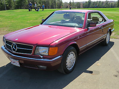 Mercedes-Benz : 500-Series 500 SEC Rare German-import, one family owned, low milage 1991 Mercedes 500 SEC