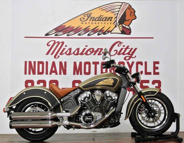 2017 Indian Scout ABS Icon Series Dirt Track Smoke and Thunder Blac