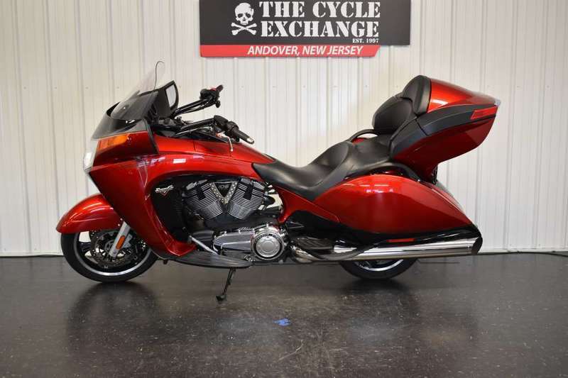 2015 Victory Vision Tour Sunset Red with Black Pinstripe