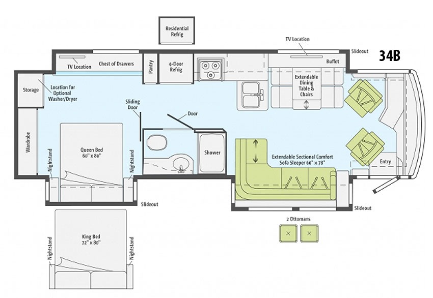 2014 Itasca MERIDIAN 34B