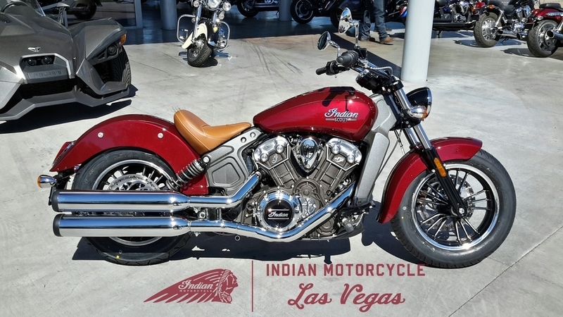 2017 Indian Scout ABS Burgundy Metallic