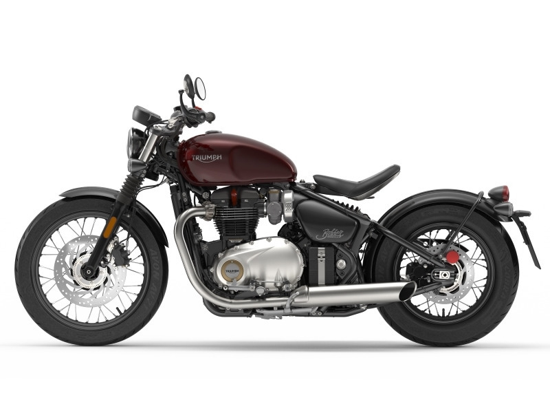 2017 Triumph Bonneville Bobber Morello-red