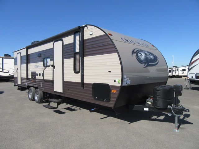 2017 Forest River Cherokee Grey Wolf 26DBH Arctic Pkg/Enclosed Tank