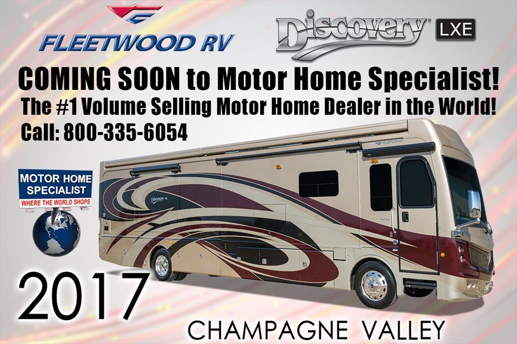 2017 Fleetwood Discovery LXE 40G Bunk House RV for Sale at MHSRV W/Sat