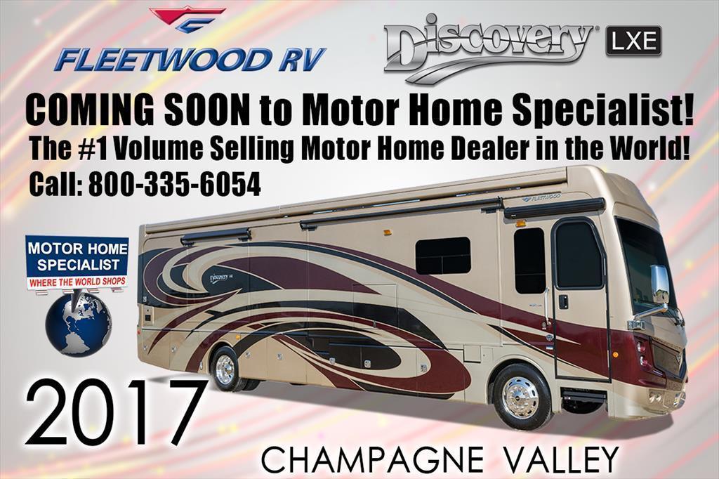 2017 Fleetwood Discovery LXE 40G Bunk House RV for Sale at MHSRV.com W