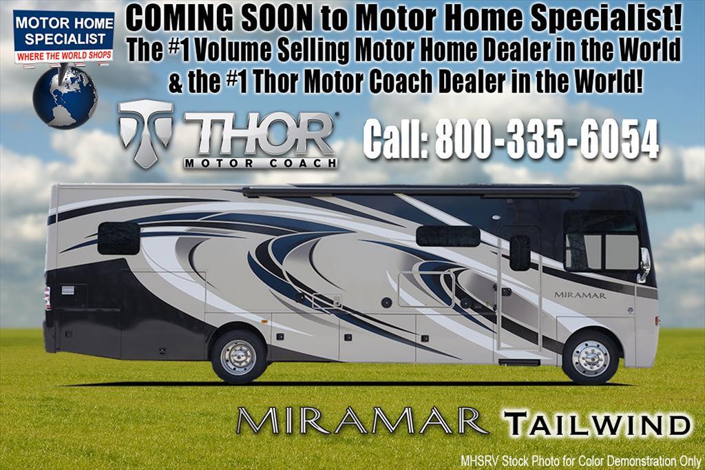 2018 Thor Motor Coach Miramar 35.2 RV for Sale W/Theater Seats, King Bed
