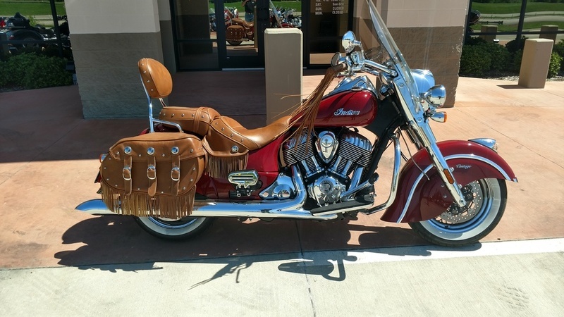 2015 Indian Chief Vintage Indian Red