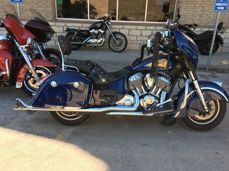 2014 Indian Motorcycle Chieftain Springfield Blue