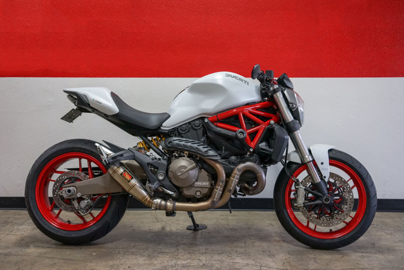 2015 Ducati Monster 821 Star White Silk