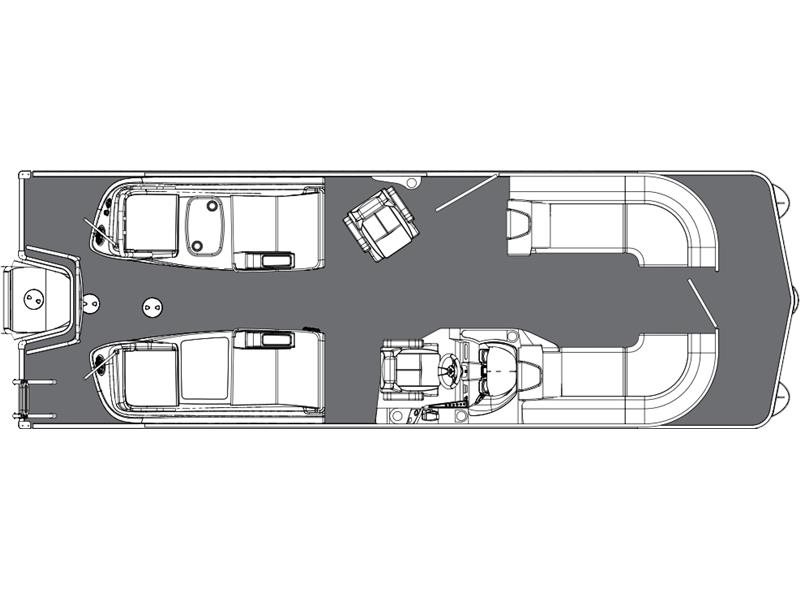 2017 Manitou Pontoons X-Plode 25 SRS