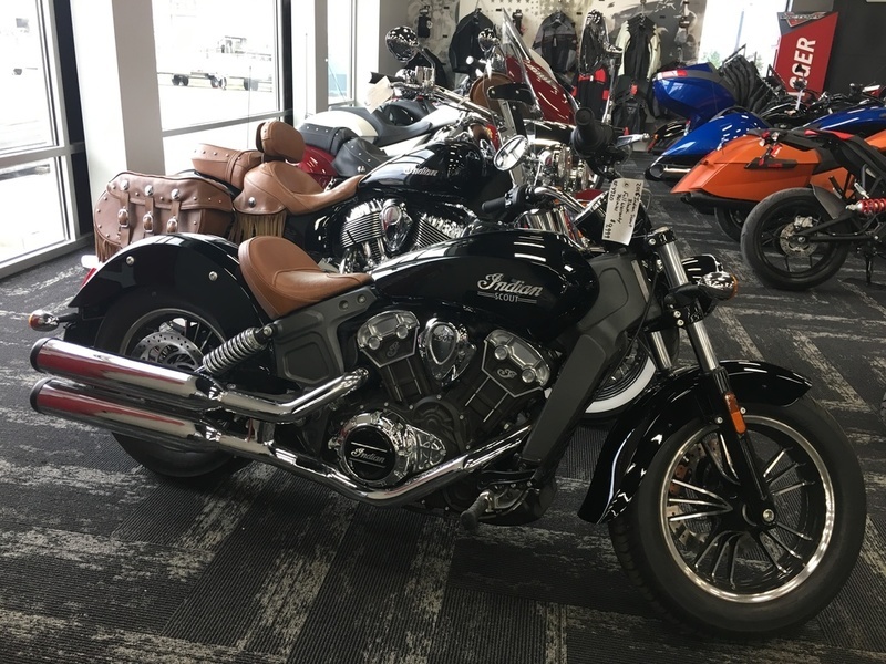 2016 Indian Motorcycle Scout Thunder Black Smoke