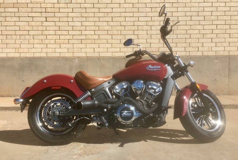 2016 Indian Motorcycle Scout Wildfire Red