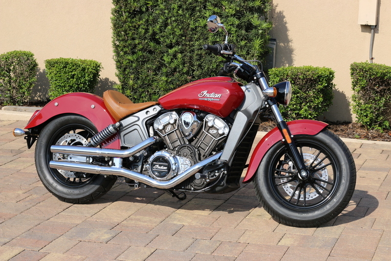 2015 Indian Motorcycle Scout Indian Red