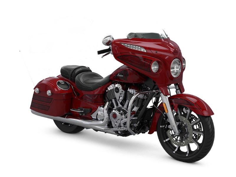 2017 Indian Chieftain Elite Fireglow Red Candy w/ Marble Accents