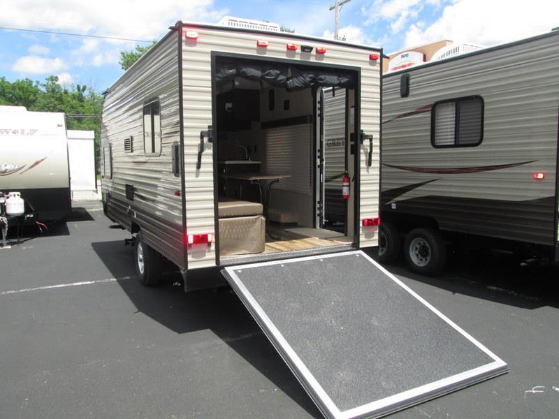 2017 Forest River Cherokee Wolf Pup 17RP Front Double & Single Beds Rear