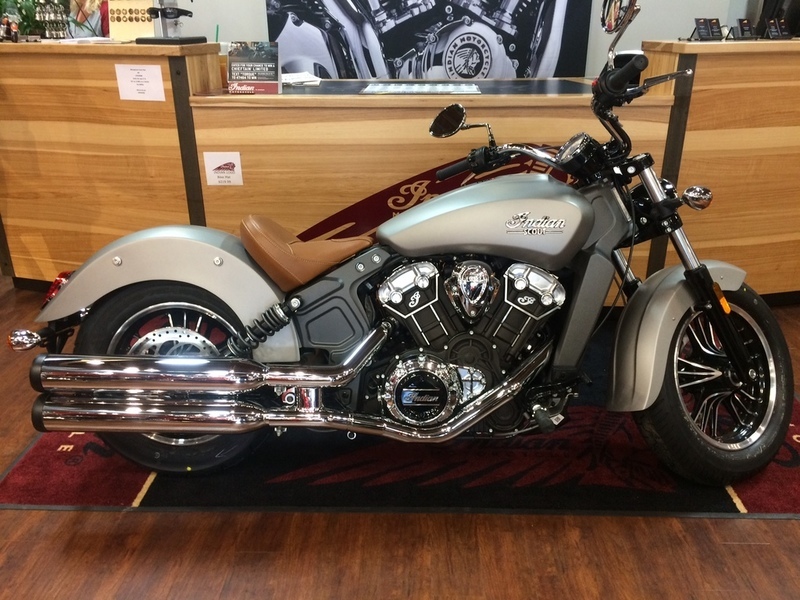 2017 Indian Motorcycle Scout Silver Smoke