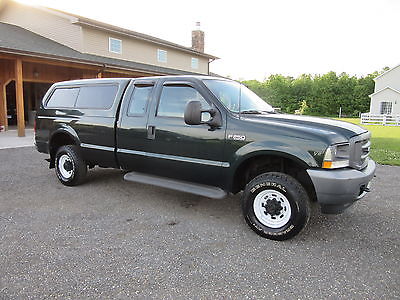 Ford : F-250 XL 2002 ford f 250 super duty 5.4 extended cab low miles clean original