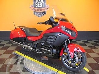 Honda : Gold Wing 2013 red gl 1800 bdd f 6 b deluxe goldwing sport tour bike ready for summer