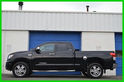 Toyota : Tundra Limited 5.7L Double Cab 4x4 4WD Navigation Loaded Repairable Rebuildable Salvage Lot Drives Great Project Builder Fixer Wrecked