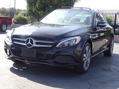 Mercedes-Benz : C-Class C300 4MATIC 2015 mercedes benz c class c 300 4 matic repairable damaged fixable wrecked save