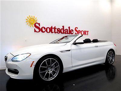 BMW : 6-Series NIGHT VISION, BLIND SIDE, LUX SEATING, BK UP CAMER 12 bmw 650 i conv 16 k mi night vision blind side assist lux seating loaded