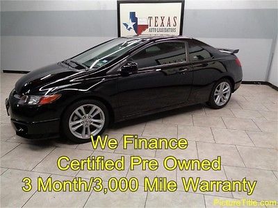 Honda : Civic Civic Si Coupe 07 civic si coupe 6 speed sunroof spoiler warranty we finance 1 texas owner