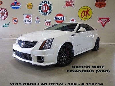 Cadillac : CTS V Coupe 2-Door 13 cts v coupe automatic nav back up htd cool lth black whls 18 k we finance