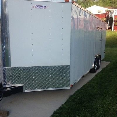 2015 freedom 20 ft box trailer v nose