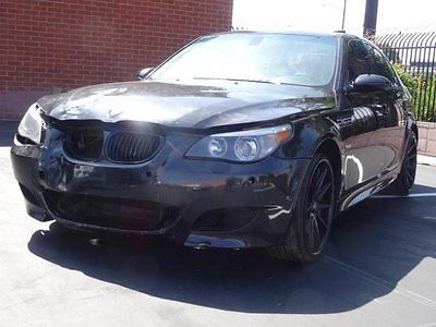 BMW : M5 M5 Sedan 2006 bmw m 5 damaged rebuilder salvage loaded sporty luxurious priced to sell