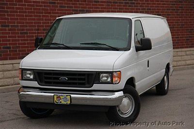 Ford : E-Series Van E-150 03 ford e 150 5.4 l v 8 cargo van shelves power mirrors abs 4 new tires very clean