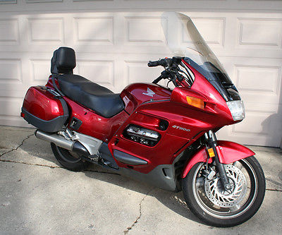 Honda : Other 1993 honda st 1100 motorcycle candy glory red runs perfectly