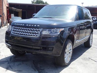 Land Rover : Range Rover Supercharged 2014 land rover range rover supercharged 4 wd damaged repairable only 3 k miles