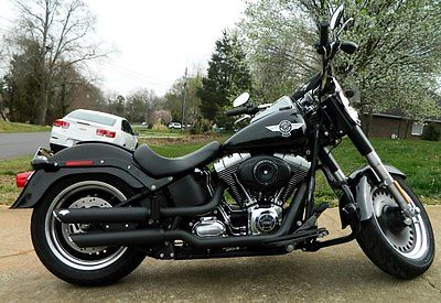 Harley-Davidson : Softail 2012 harley davidson flstfb softail fat boy lo lady owned mint