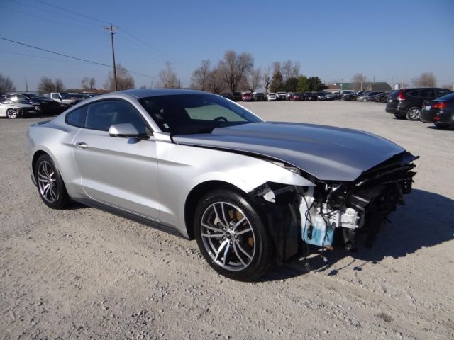 Ford : Mustang Leather 74 auto clean title loaded 6 k miles repairable salvage ecoboost premium