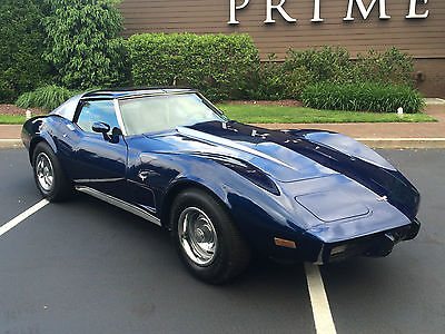 Chevrolet : Corvette Coupe T-tops 1977 corvette stingray only 61 k miles new paint new interior new engine wow look