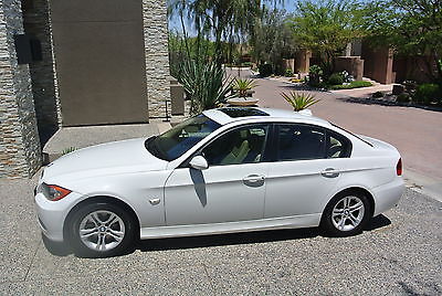 BMW : 3-Series 328i 2008 bmw 328 i white and tan 95 000 miles