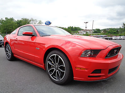 Ford : Mustang GT Premium Coupe 5.0L V8 Automatic Race Red New 2014 Mustang GT 5.0L Automatic Coupe Premium Race Red Paint 19 Inch Wheels