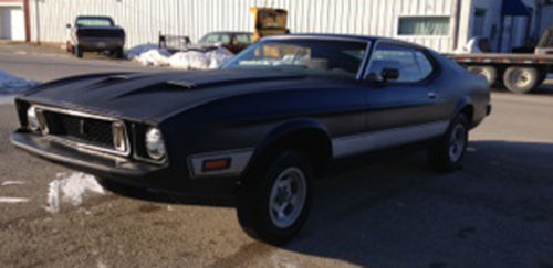 Ford : Mustang MACH 1  1973 ford mustang mach 1 project car barn find