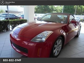 Nissan : 350Z Roadster 2004 nissan 350 z 2 dr roadster touring auto security system heated mirrors